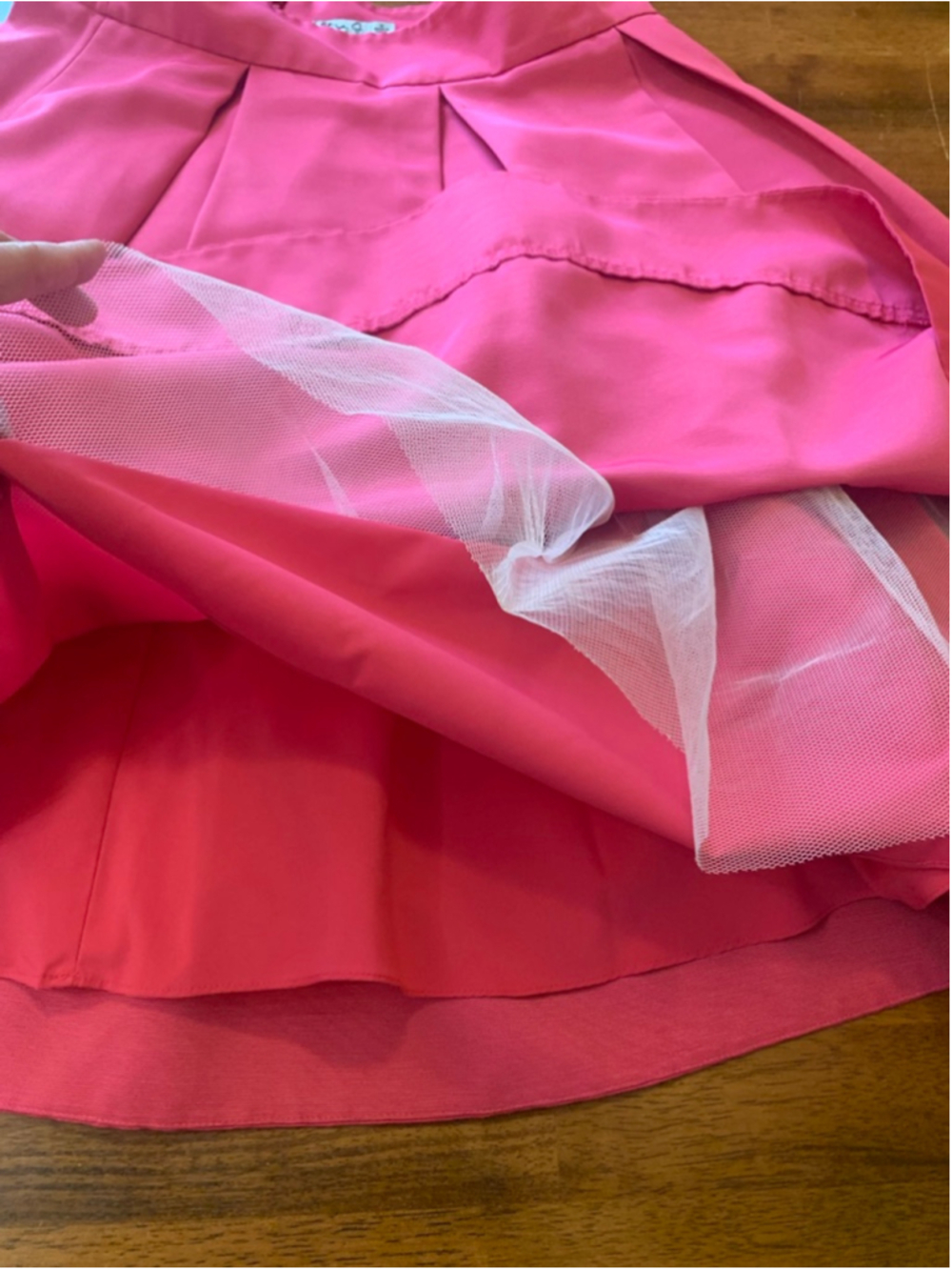 Eliza J. Skirt 14 Fuchsia Full A-Line - Picture 4 of 8